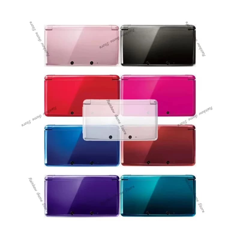 Pour console de jeu portable Nintendo 3DS 3,5 pouces avec succès et fissurée