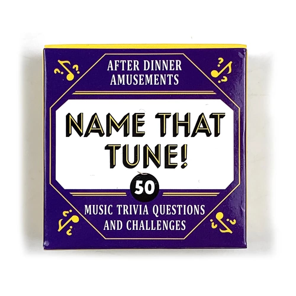 Mini jeu de cartes voyage Trivia nom qui tune cartes de jeu de fête pour la famille et les amis jeux