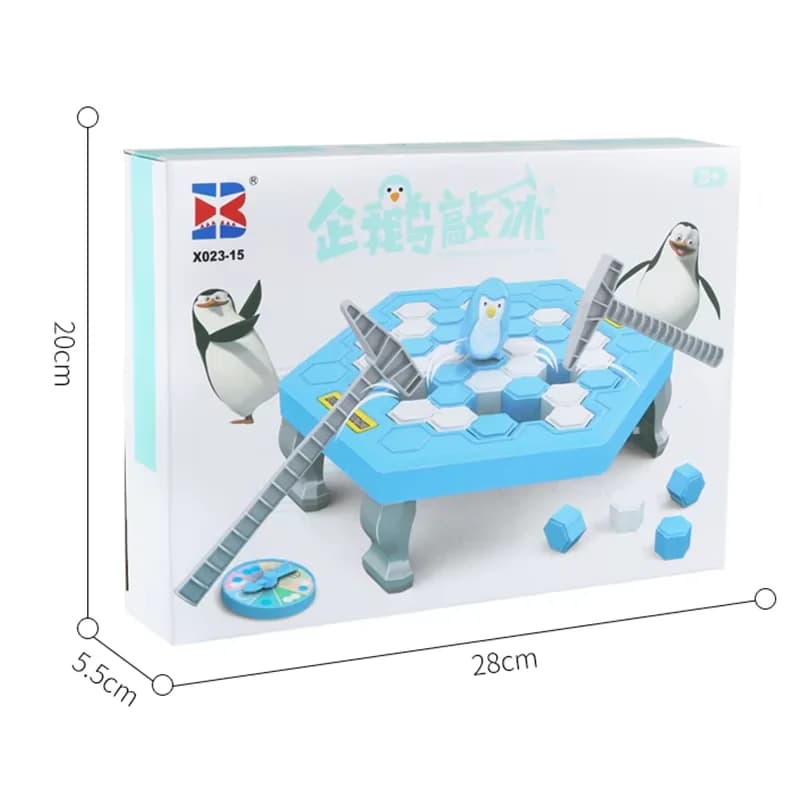 Jouet de glace à frapper pingouin, brise-glace interactif, jeu de société mural, nouveauté, entraîne