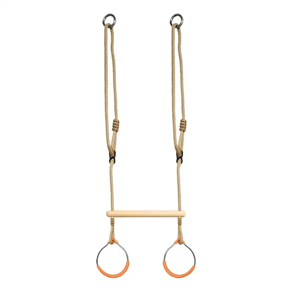 Ensemble d'anneaux de balançoire, gymnastique dans la Jungle, escalade, gymnastique, parcours d'obst