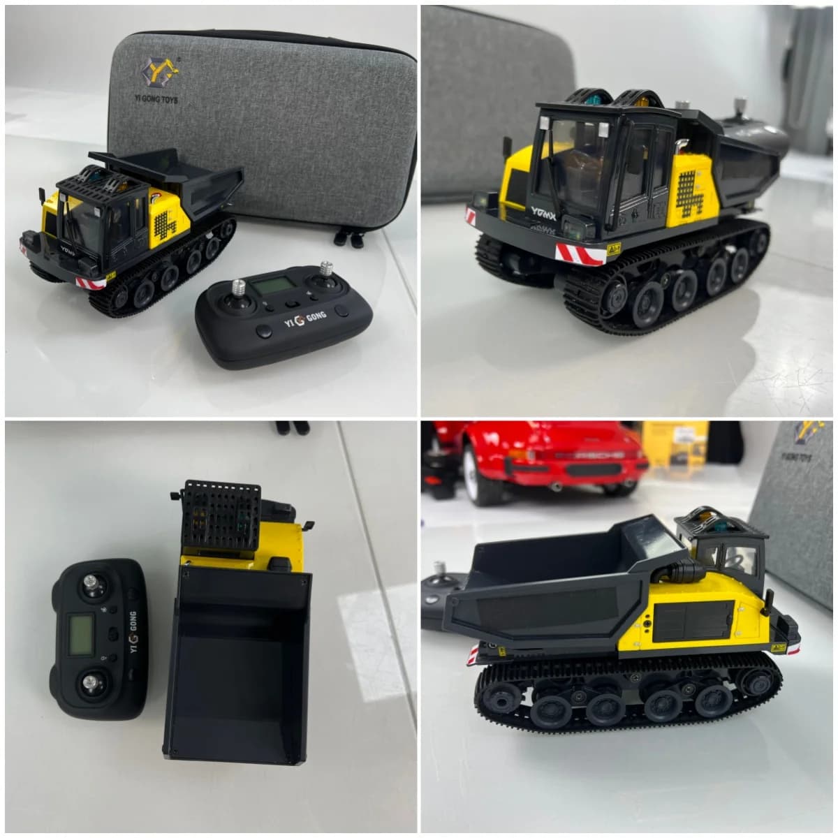 1:50 RTR T14R Panther électrique RC camion à benne basculante sur chenilles véhicule de Construction