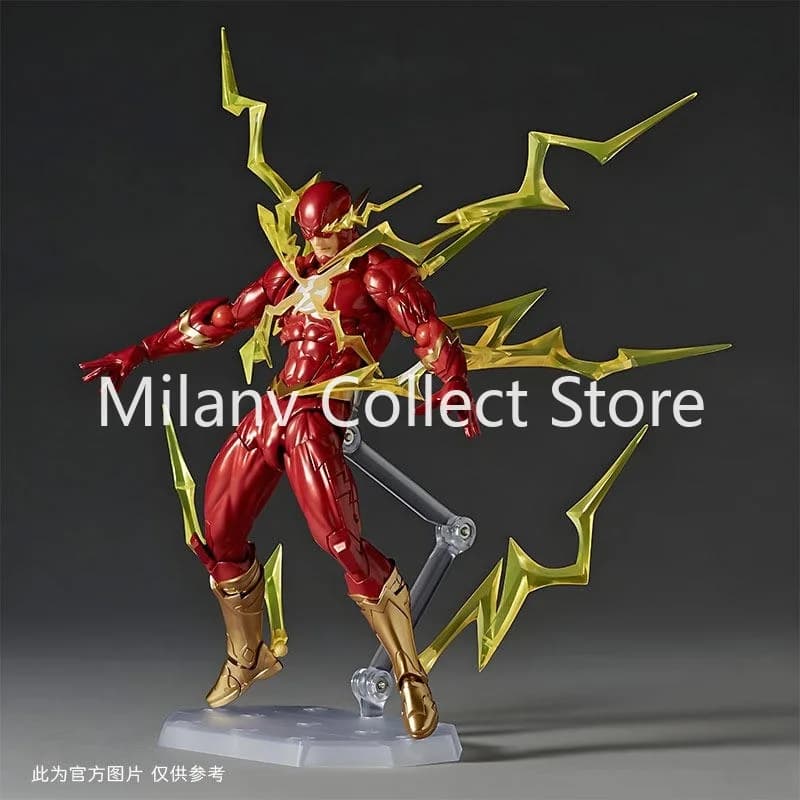 【En stock】 Arkham Toys Revoltech Amazing Yamaguchi The Flash, figurine d'action à l'échelle 1/12, mo