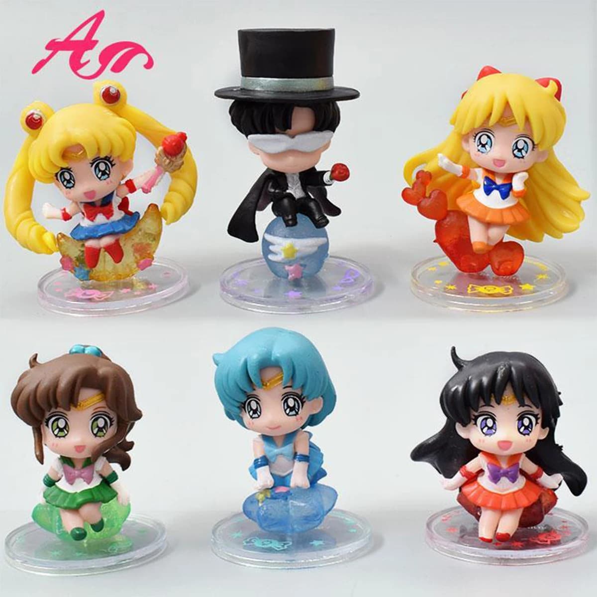 Sailor Moon Animation Game Jouets périphériques, Version Q, Modèle de figurine, Voiture, Décoration 