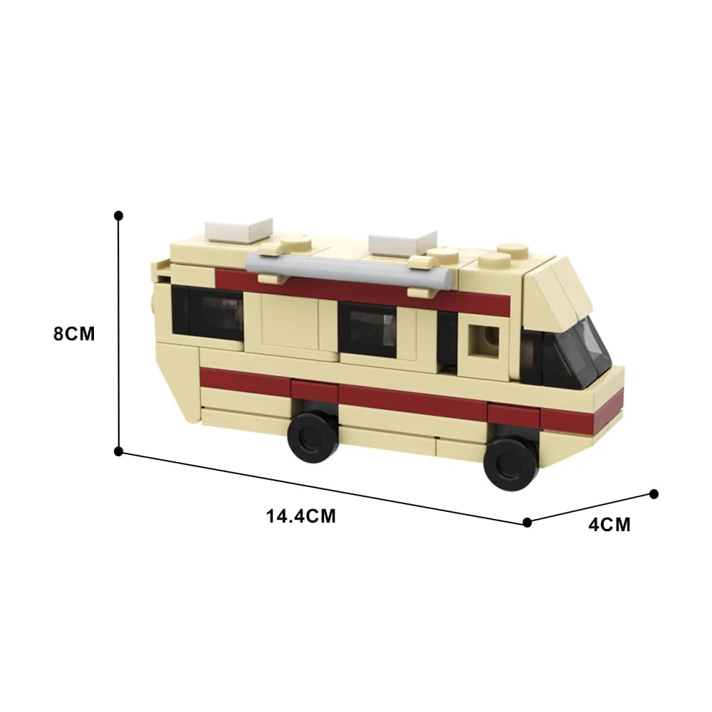 MOC Breaking Bad RV Bus blocs de construction films jouets Saul Walter enseignant modèle caravane en