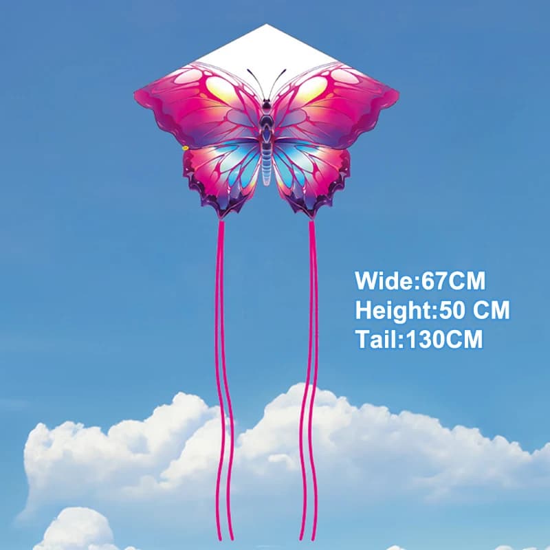 Cerf-volant papillon coloré, grand cerf-volant d'extérieur, jouet professionnel pour attraper le ven