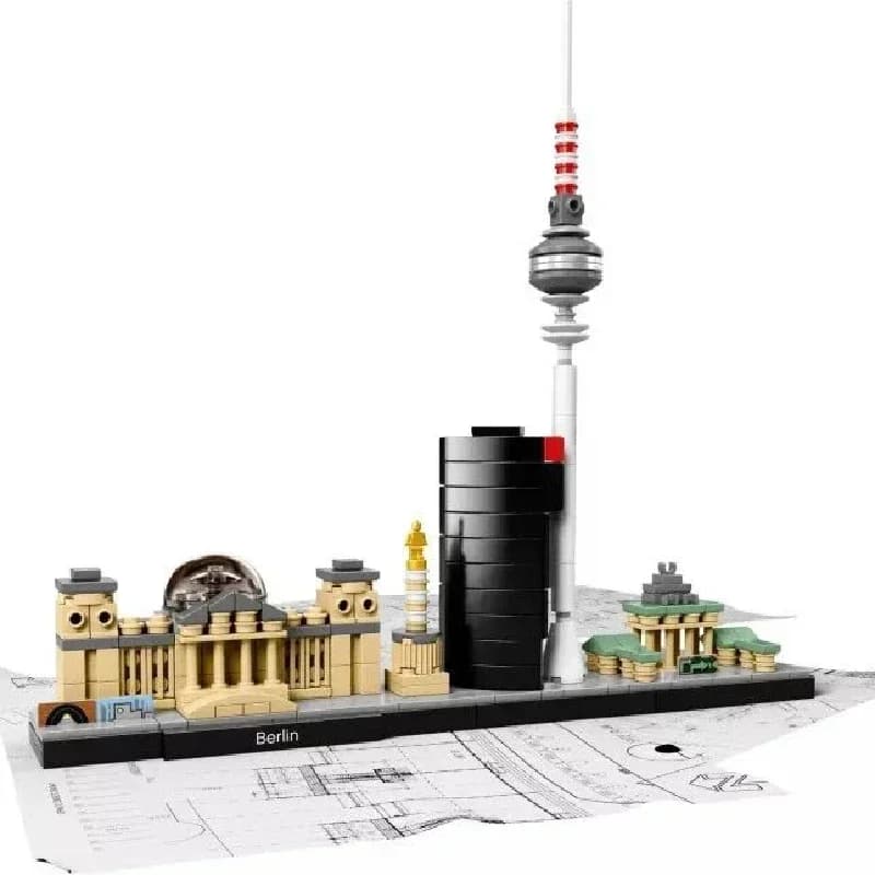 En Stock nouveau produit 21027 Berlin 21026 venise horizon blocs de construction briques jouets pour