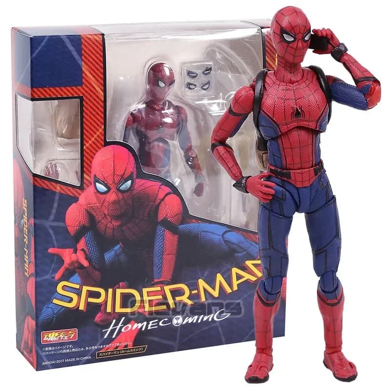 SHF SpiderMan – Figurine à assembler mobile, modèle en PVC, jouet