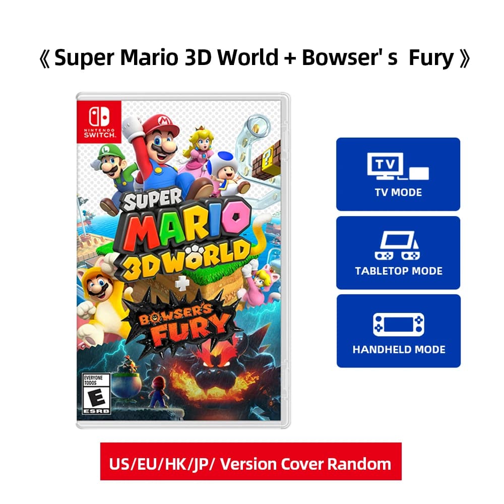 Super Mario 3D World Bowsers Fury-Nintendo Swtich offres de jeux cartouche de jeux support de carte 