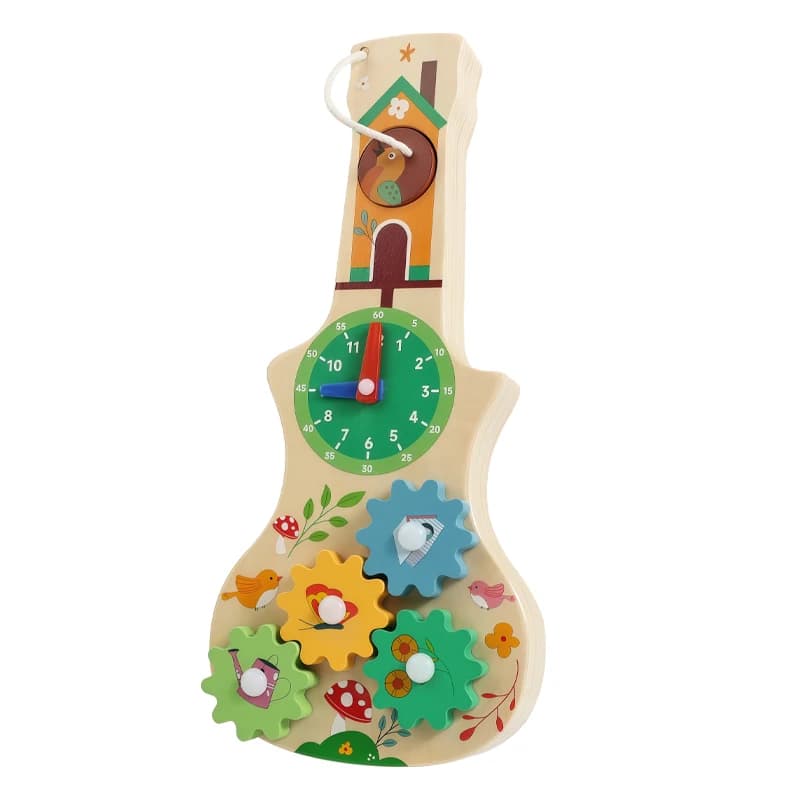 Planche en bois multifonction Montessori, avec jeux musicaux, main précoce, éducation cognitive Fine