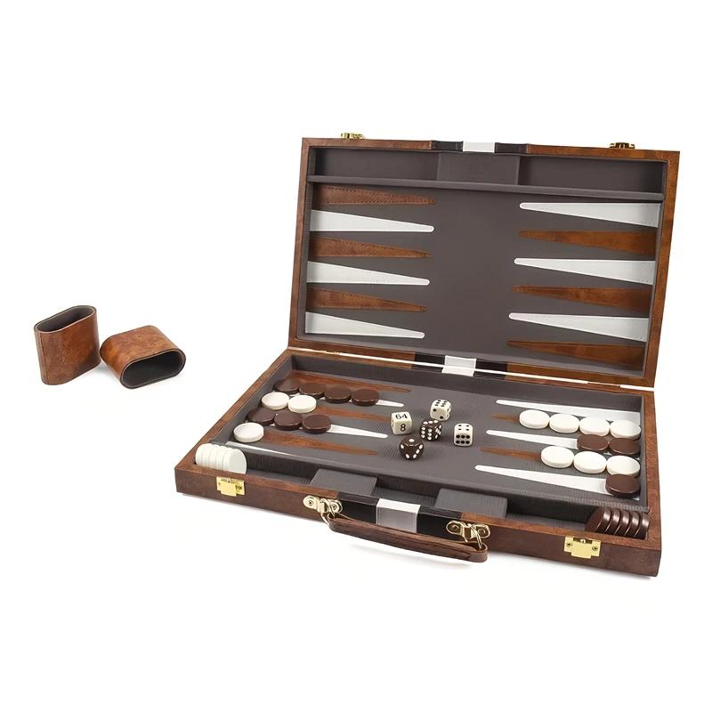 Jeu d'échecs 38 cm/15 pouces, ensemble de jeu classique avec plateau pliable, version standard, jeu 
