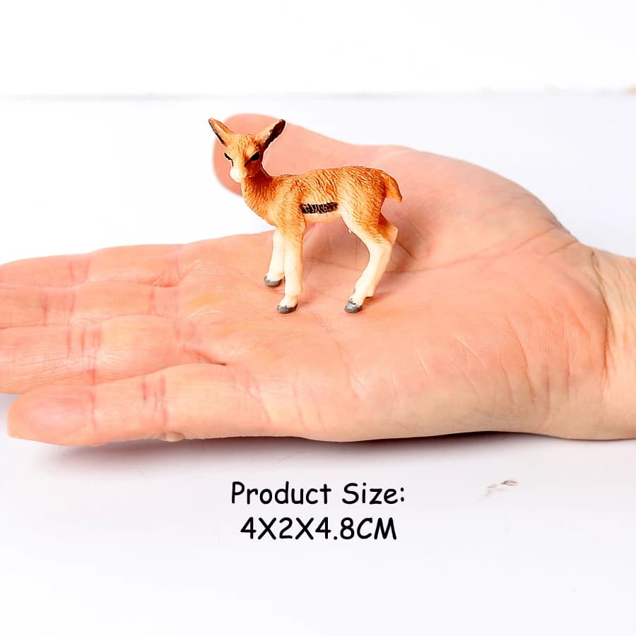 Figurines d'animaux en plastique, mouton, antilope, chèvre, Argali, cerf, figurines d'action, modèle