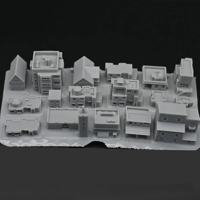 1 ensemble 1/2000 1/700 1/350 échelle maison modèle de construction Simulation Architectural résine 