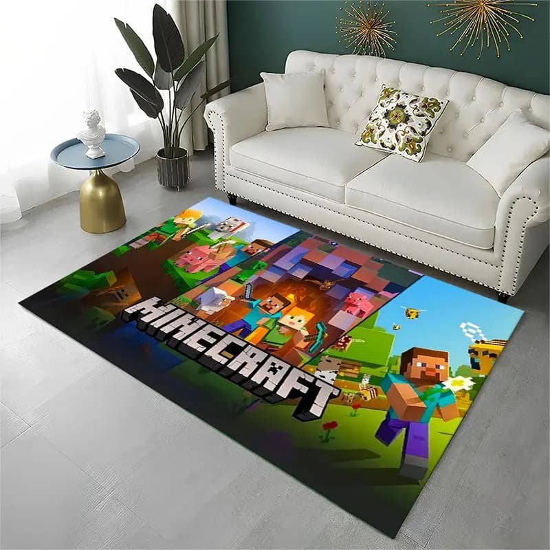 Tapis antidérapant pour salon, chambre à coucher, salle de jeux, tapis de sol, décoration de la mais