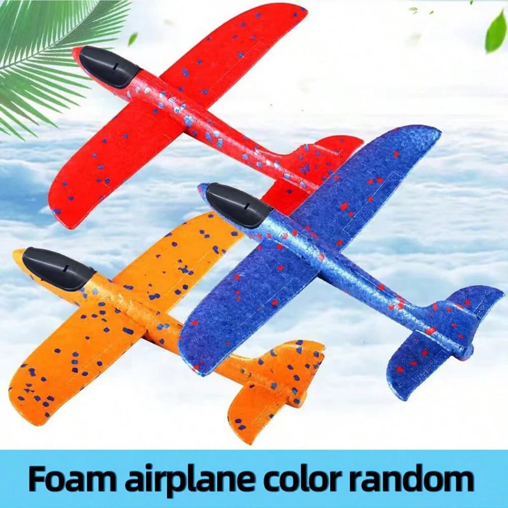 Avions à catapulte pour enfants, avions en mousse, planeurs, jouets volants de tir en plein air pour