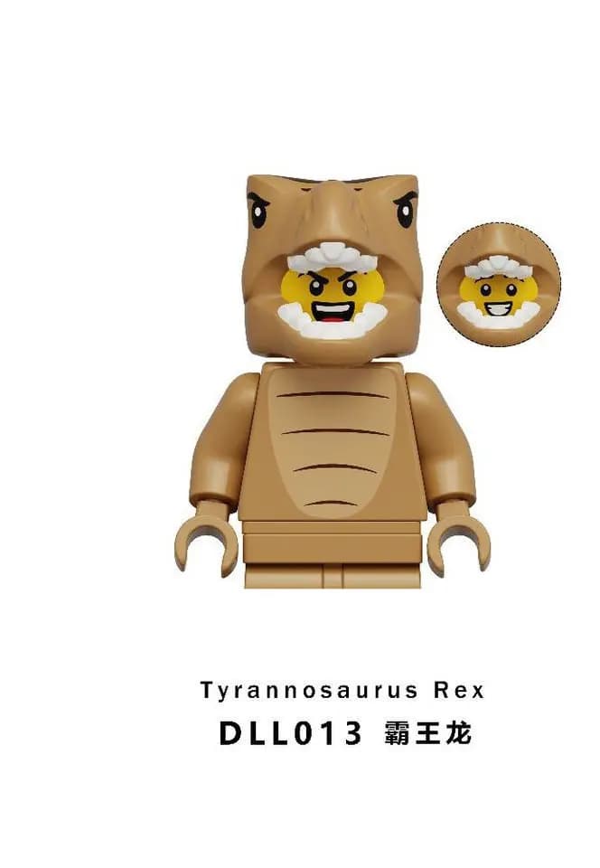 Nouveauté 2026 : Jouet dinosaure Tyrannosaurus Rex et Triceratops en briques pour enfants, blocs de 