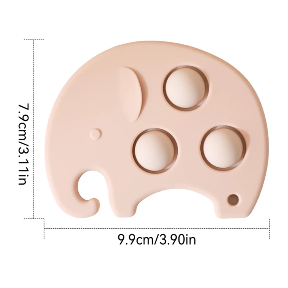 Anneaux de dentition en Silicone pour bébé, sans BPA, jouets à mâcher pour nourrissons, jouet d'alla