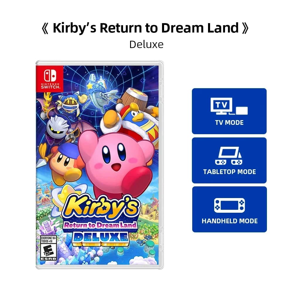 Kirby's Return to Dream Land Deluxe - Nintendo Switch Jeu Offres Carte 100% Cartouche Physique Origi