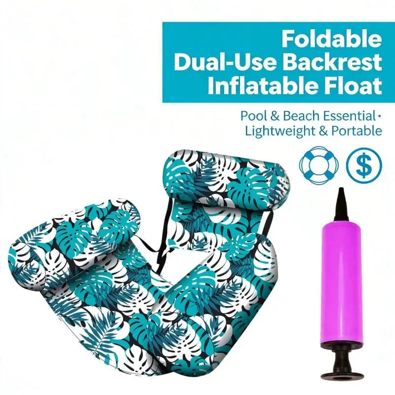 Chaises flottantes gonflables robustes pour piscine, pour la détente en bord de lac, sur la plage ou
