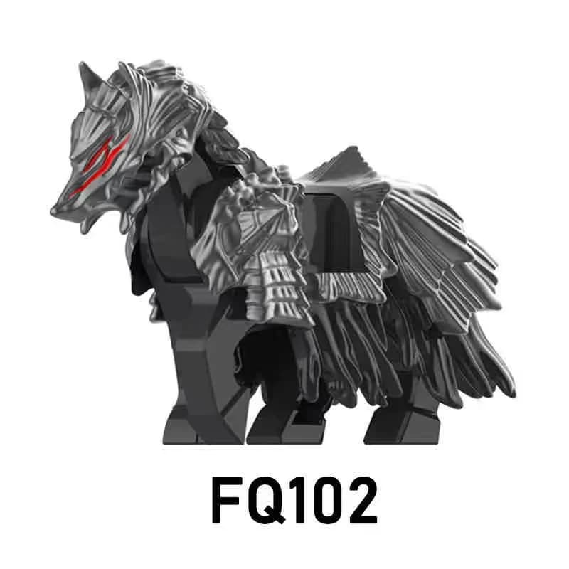 Figurine de construction style Lich King Warcraft, armure, épée, cape, jouet d'action de collection 