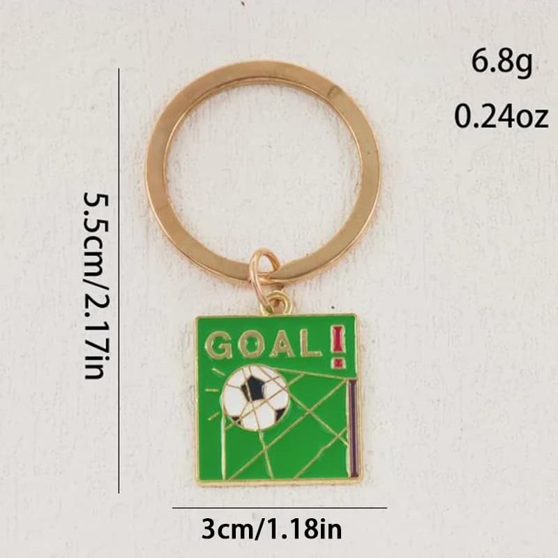 Porte-clés de matchs de football mondial, accessoires sportifs, cadeaux pour supporters, ornements, 