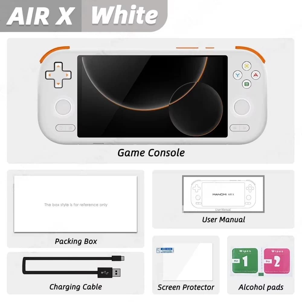 Console de jeu portable MANGMI AIR X, Qualcomm Snapdragon 662, écran tactile 5,5'', charge rapide 15