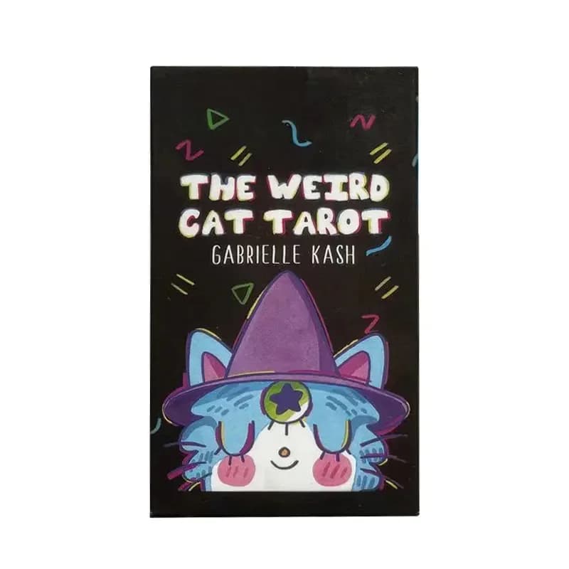 Le chat bizarre Tarot jeu de cartes anglais jeu de Divination cadeau jeu de Table oracles et Divinat