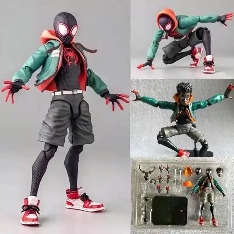 uu HOT Marvel's Spider-Man Event Model Spider-Man Miles · SV · SHF· Morales Penny · Parker Anime Cha