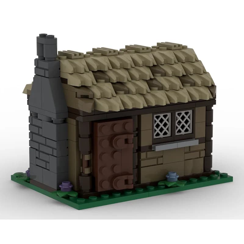 234 pièces nouveau modèle de construction MOC petite maison médiévale bricolage assemblage créatif b