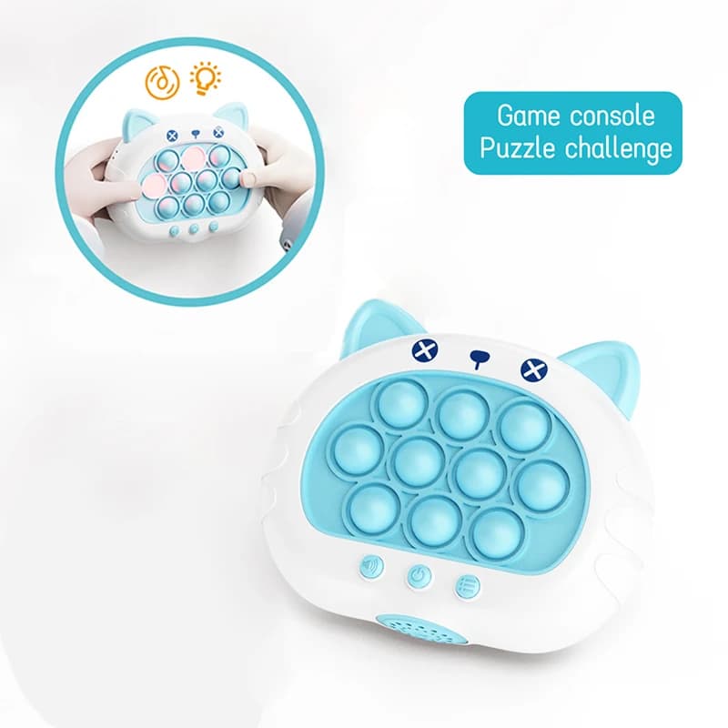 Jeu de Bulles Pop Électronique pour Enfant et Adulte, Jouet Anti-Stress, 3 Couleurs, Cadeau de Noël 