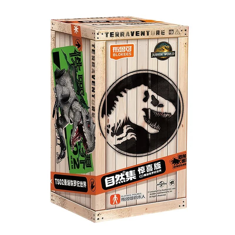 BLOKEES Jurassic World V02 Mosasauridae Jurassic Park Dinosaurs Tyrannosaurs Figurine d'action à ass