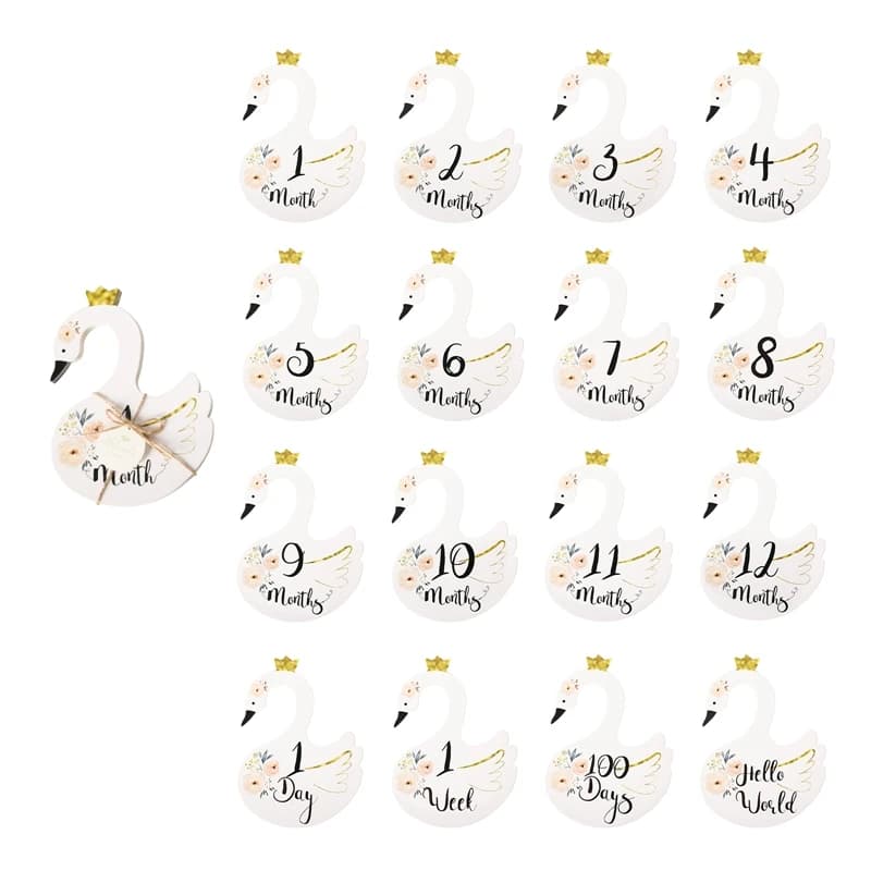 Ensemble de Souvenirs de Bébé Nouveau-né, Carte en Papier, Cadeau d'Anniversaire, Accessoires de Pho