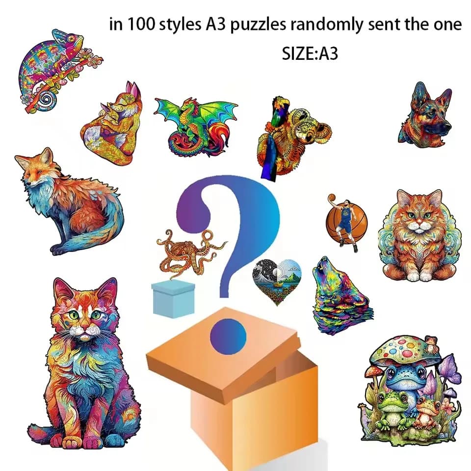 Magnifique Puzzle circulaire en bois, casse-tête de difficulté moyenne pour enfants et adultes, Puzz