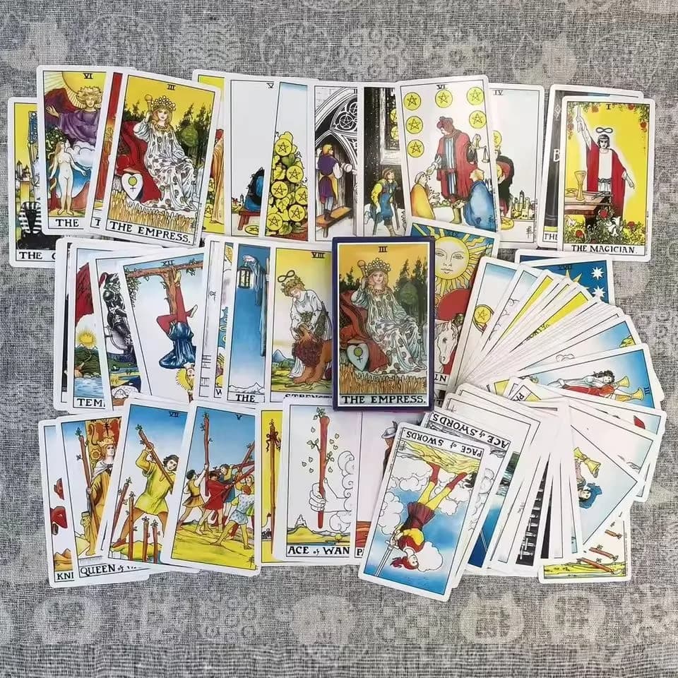 Jeu de cartes de Tarot classiques, 78 cartes, jeu de société de fête, destin, jeu de divination, idé