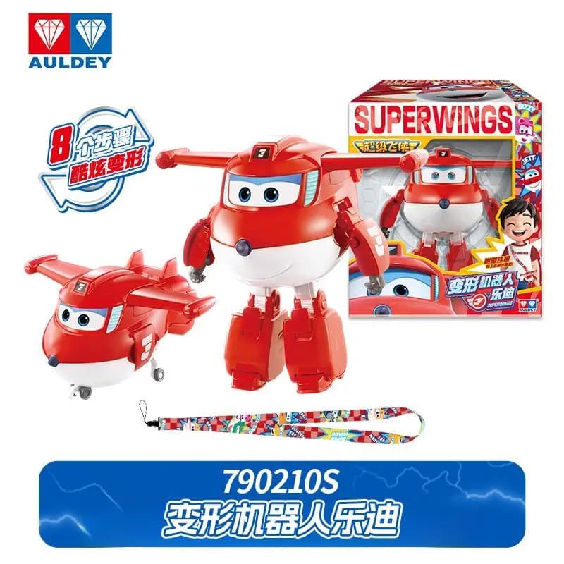 Figurine de dessin animé Super Wings Hangar, en Stock, Robot de grande Transformation, modèle de bur