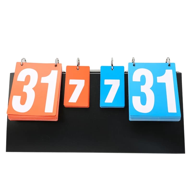Tableau de bord de compteur de score à quatre chiffres 1 pièce pour les matchs de basket-ball, de fo