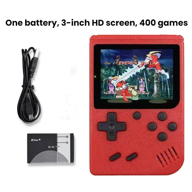 Console de jeu portable rétro classique, 400 jeux, rechargeable, mini lecteur de jeux portable, pris