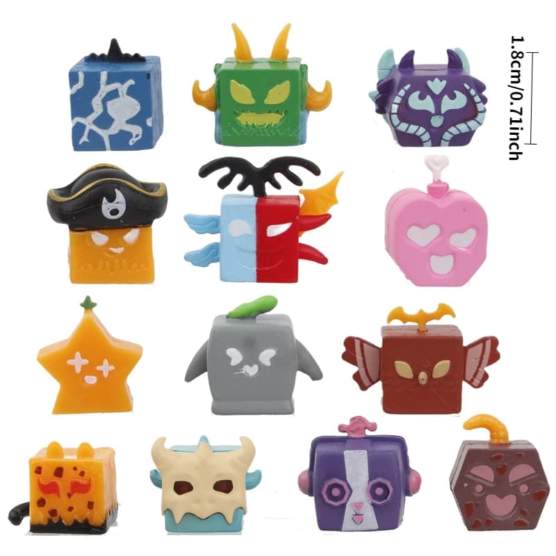 Blox Fruits jeu personnage Figure modèles décorations de bureau jouets cadeau PVC diable fruits Broo