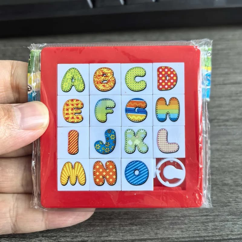 Dessin animé Alphabet lettres numéro toboggan Puzzle casse-tête fête faveur jouets éducatif apprenti