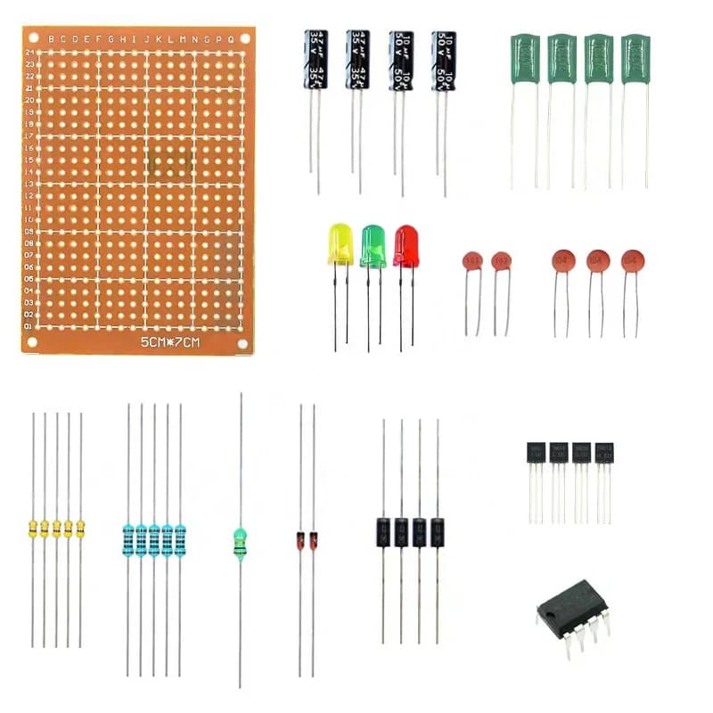 Kit de composants de pratique de soudage pour débutant, planche de formation à Insertion directe, en