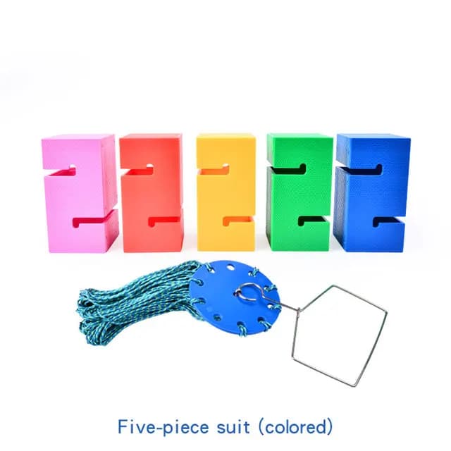 Jeux de travail d'équipe, construction de tour, jouets de sport de plein air, jeux de construction d