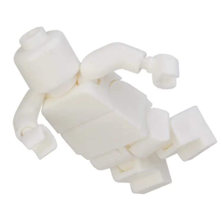 Jouets de construction en plastique pour enfants, 1 pièce, combinaison de figurines d'action, blocs 