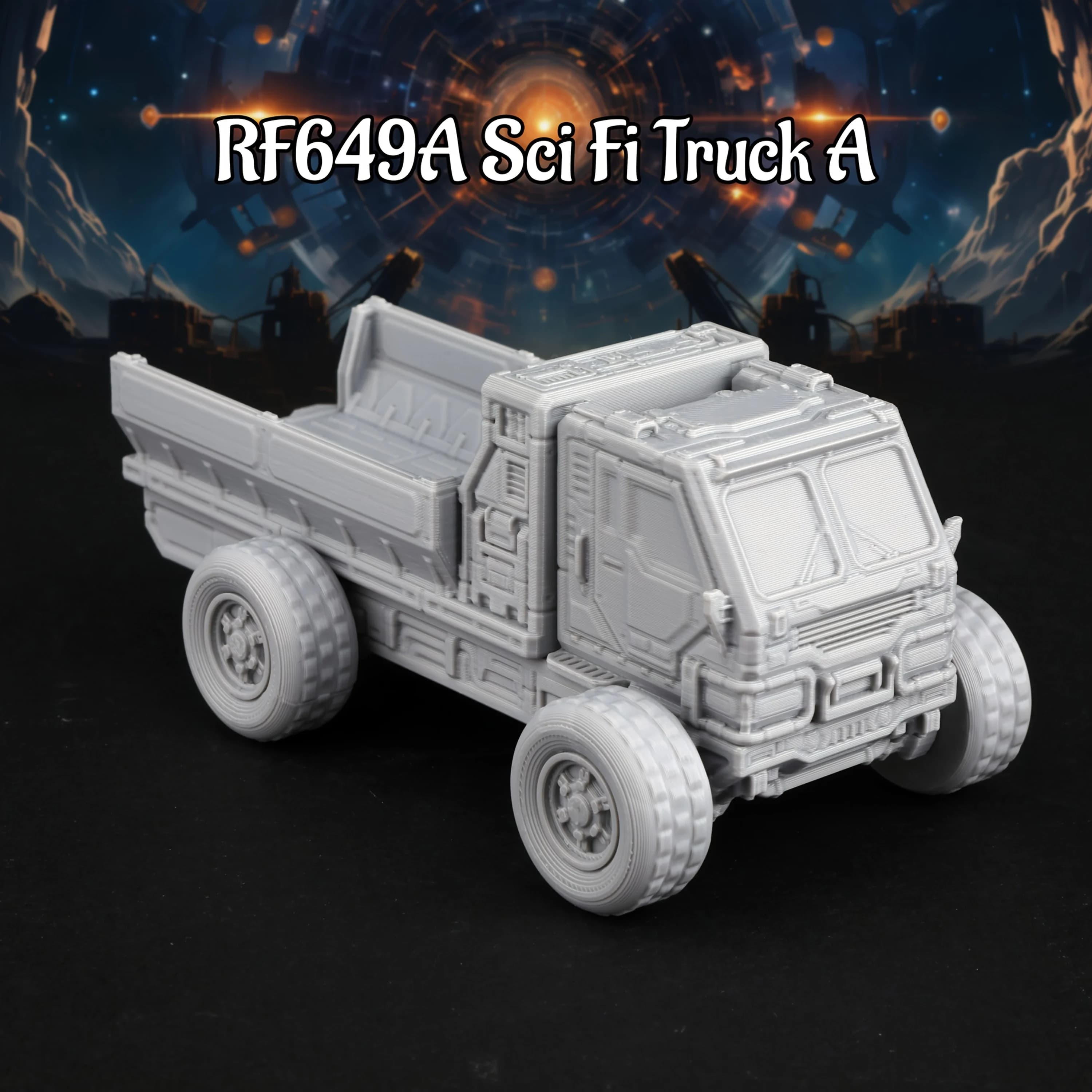 Miniatures de camions RPG de science-fiction, parfaites pour les jeux de rôle sur table et les passi