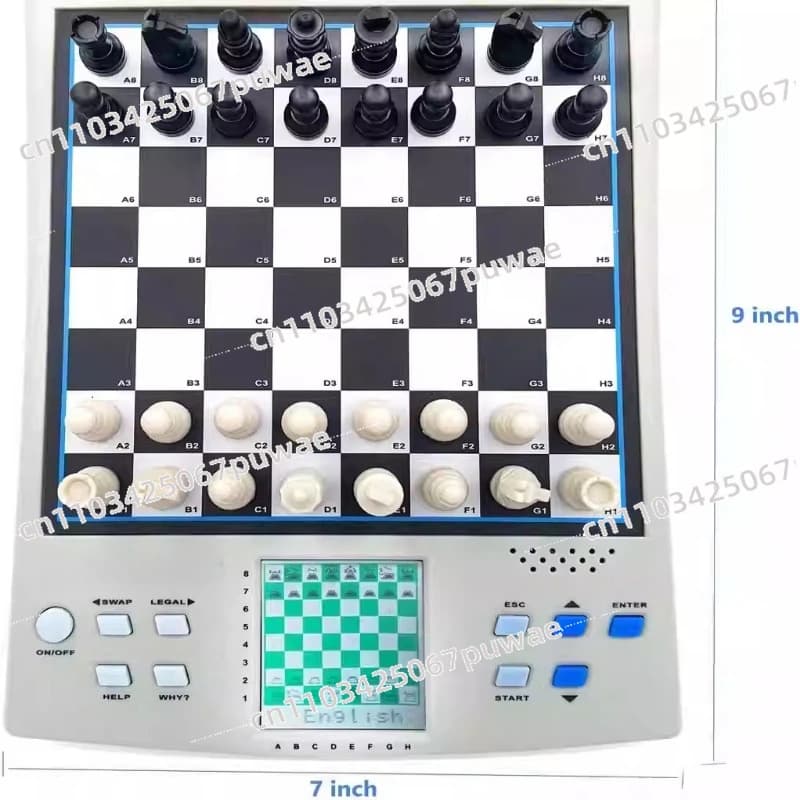 Pions d'échecs magnétiques, programme d'auto-apprentissage, échecs pour débutants, plateau électroni