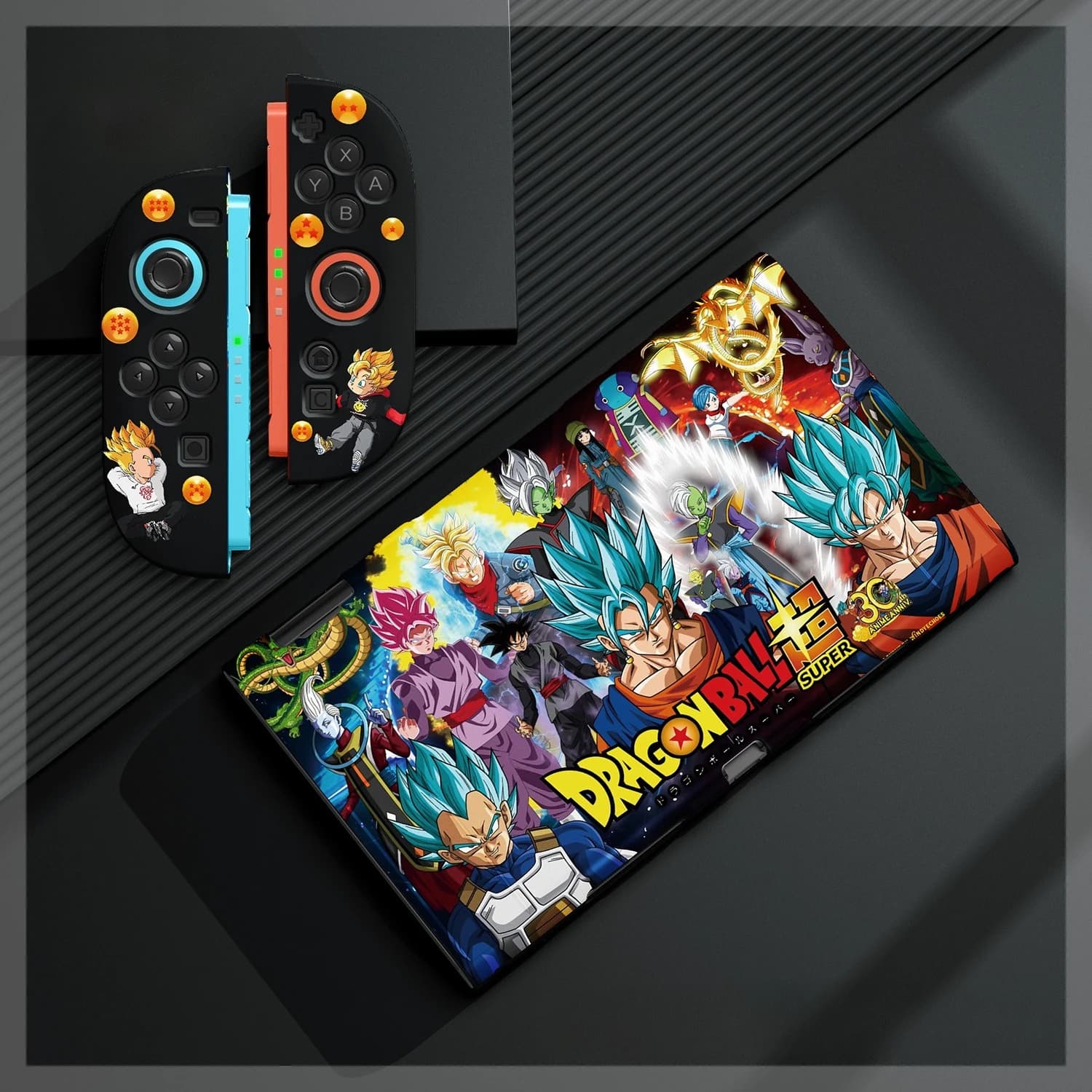 Dragon Ball Z Anime étui pour Nintendo Switch 2/NS OLED Console souple Joy-Con étui antidérapant ant