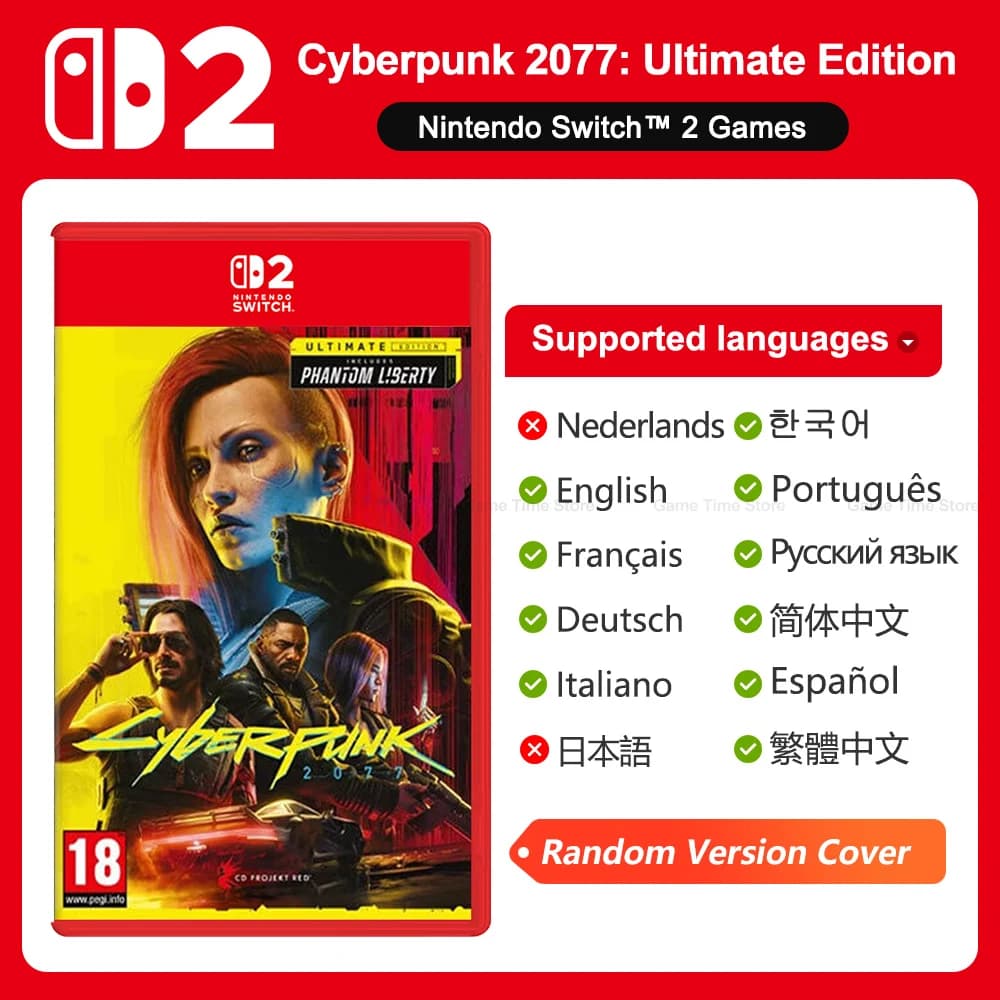 Nintendo Switch 2 Cyberpunk 2077 édition ultime Juegos offres de jeux 100% carte de jeu physique ori