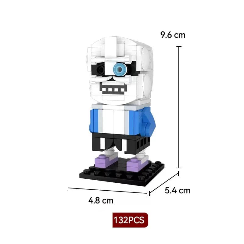 Figurines en briques à grosse tête, personnages de jeu, mini briques, blocs de construction DIY, orn