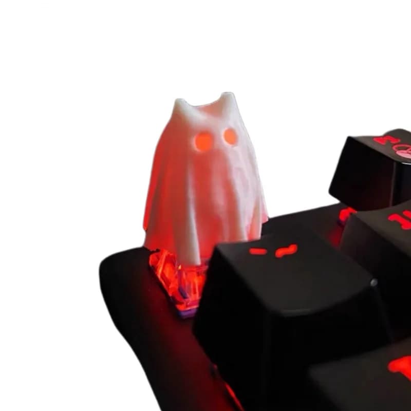 Capuchon de touche 3D fantôme d'Halloween pour clavier mécanique, capuchon de touche unique ESC, com