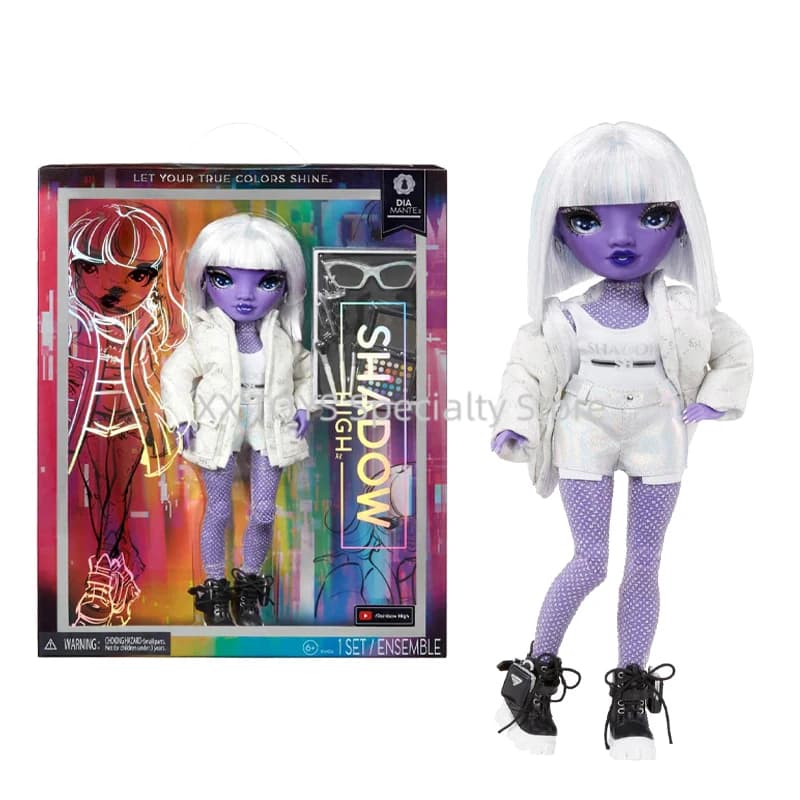 Poupées de collection en édition limitée pour enfants, Rainbow High Shadow, High Series, Reina Glitc
