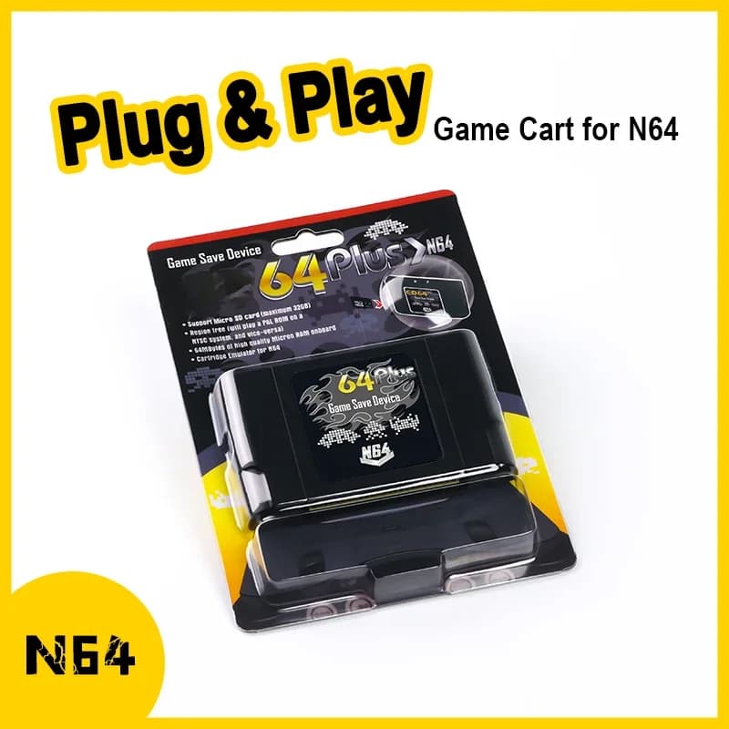 Carte de jeu rétro 64 bits 340 en 1 pour Console de jeu vidéo N64, cartouche de jeu NTSC et PAL grat