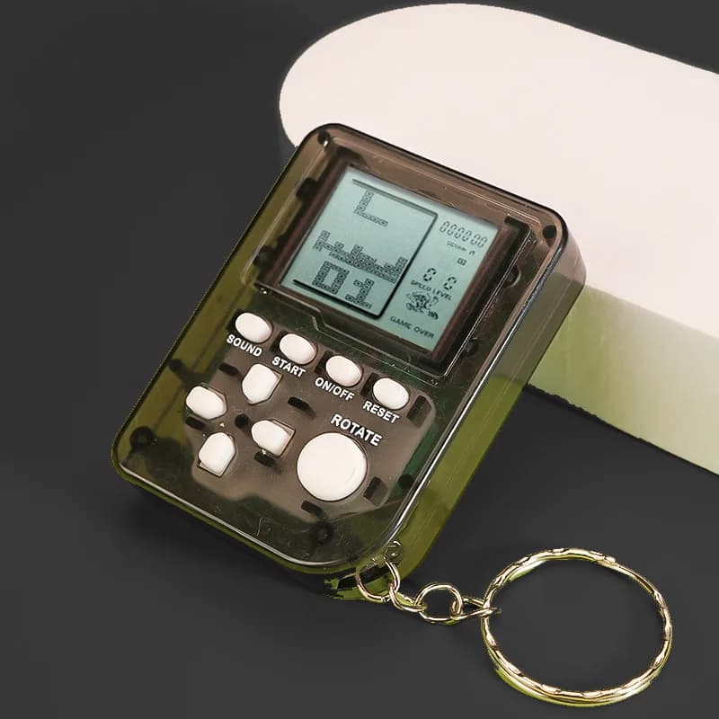 Mini jeu de construction portable pour enfants, jeux électroniques classiques plus tard, jeu de cons